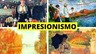 ¿Qué fue el IMPRESIONISMO Características obras y representantes🎨 [upl. by Flodur]