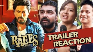 RAEES TRAILER Reaction  FANS Go Crazy Over Shahrukh Khan  Apna Time Shuru [upl. by Kahcztiy448]