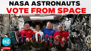 US Elections LIVE Four NASA Astronauts Living At International Space State Request Absentee Ballots [upl. by Nnaerb]