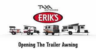 TAXA TigerMoth  Opening Trailer Awning [upl. by Corson]