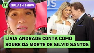 Lívia Andrade afirma que afastamento de Silvio Santos tirou clima familiar do SBT Acabou a magia [upl. by Calista]