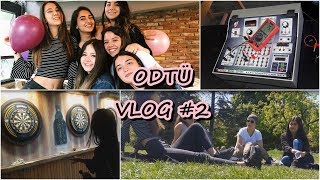 ODTÜ VLOG 2  FİZİK LABI FİZİK ÇİMLERİ DOĞUM GÜNÜ [upl. by Aneloc600]