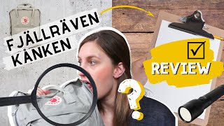 📝🎒 Fjällräven Kånken Backpack REVIEW 5 Senses Test [upl. by Nnylyar]