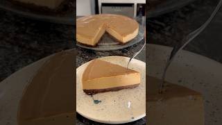 ✨CHEESECAKE DE DULCE DE LECHE SIN HORNO ✨ cheesecake cheesecakededulcedeleche [upl. by Vasilek]