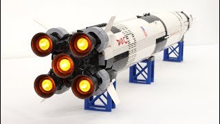 LEGO Saturn V with Light and Sound [upl. by Adolfo]