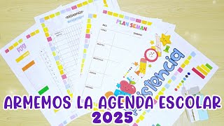 ✨Armemos juntos la agenda escolar Docente  Versión 2025🫶✨ [upl. by Newby]