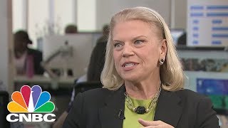 IBM CEO Ginni Rometty Reinventing IBM  Mad Money  CNBC [upl. by Olbap]