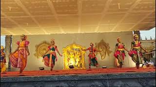 Yadhagiri Gutta temple dance 2  2024 [upl. by Yekram]