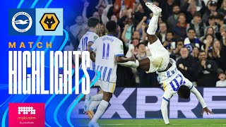 HIGHLIGHTS  Brighton v Wolves  Carabao Cup [upl. by Marl]