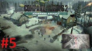 Company of Heroes 2 Ardennes Assault Playthrough Part 5 Houffalize Hard Difficulty [upl. by Grizelda]