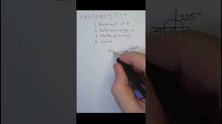 How do you find exact trig values for angles in quadrant 3 maths trigonometry radianmeasure [upl. by Donica366]