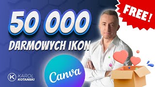 50 000 Darmowych Ikon Na Stronę Internetową Do Pobrania w Canvie [upl. by Vine]