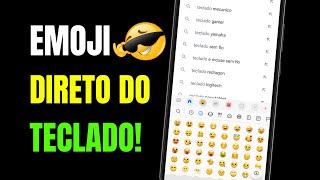 COMO COLOCAR EMOJI NO TECLADO DO CELULAR SAMSUNG [upl. by Sucam715]