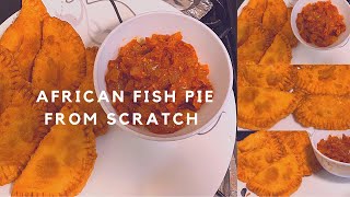 How To Make Fataya  African Fish Pie Empanada Pastel from Scratch [upl. by Arrik]