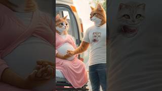 gato distocia 🐱👩‍❤️‍💋‍👩🐈 shorts cat catvideos animals kitten [upl. by Anomar591]