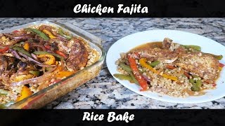 Chicken Fajita Rice Bake  Recipe Quickie [upl. by Mose853]