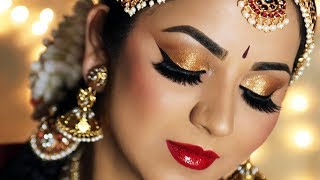 Recreating my Traditional Bridal Look  Indian Wedding Makeup Tutorial [upl. by Lesiram]