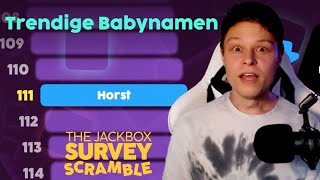 Die beliebtesten Babynamen  Jackbox Survey Scramble 03 deutsch german [upl. by Ahcila]