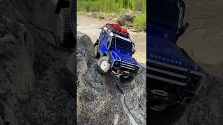 Trx4 defender scaled out trx4defender offroad fyp shortvideos rc RcKrawler101 [upl. by Legnaesoj]