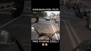 MOBIL POLISI PAKE IONIQ SEMUA  😍😍 vlog polisi motovlog mobillistrik [upl. by Yotal]