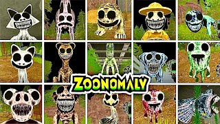 ZOONOMALY  All JUMPSCARES Full Bright Mode  All Bosses Jumpscare ZOONOMALY Showcase [upl. by Sedrul]