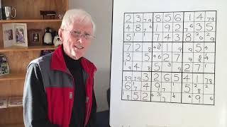 Sudoku Tutorial  91 part 2 YOU TRY IT I TRY IT A difficult puzzle [upl. by Laws]