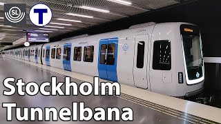 Scenes from the Stockholm Tunnelbana Stockholm Metro [upl. by Enak]