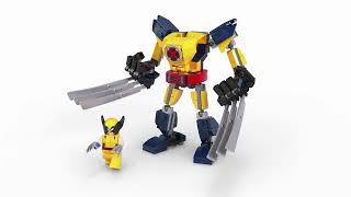 LEGO 76202 Marvel Wolverine Mech Armour Action Figure Set  Smyths Toys [upl. by Nameerf]