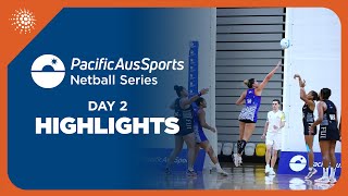 PacificAus Sports Netball Series Day 2 Highlights [upl. by Ttehr29]