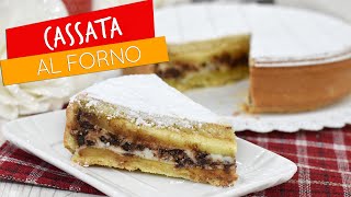 CASSATA AL FORNO SICILIANA  Ricetta originale siciliana [upl. by Delorenzo]