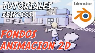 COMO PONER IMAGENES DE FONDO  grease pencil Tutorial Blender 2D  2024 [upl. by Anigal887]