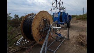 OMAC Italy PullerTensioner set for braking and pulling in MV and HV cables [upl. by Esinet]