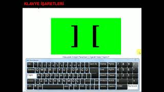 Klavyede Köşeli Parantez   İşareti Nasıl Yapılır How to Make Square Bracket   Sign on Keyboard [upl. by Grae587]