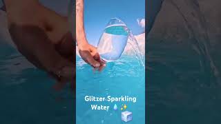 Pure Refreshment First Sip of Glitzer Sparkling Water 💧✨ CrystalClear UltimateFreshness [upl. by Thorner431]