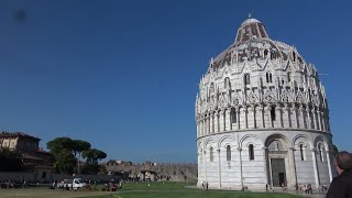 Pisa Baptistery of St John with singing Battistero di San Giovanni con canto [upl. by Silisav]