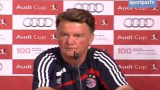 Van Gaal macht einen Journalist fertigHQ [upl. by Arrik]