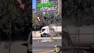 asi detubo este camion sin frenos😱camiones truck camioneros trailer camion [upl. by Zetrok]