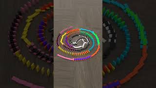 Spiral domino with double domino blocks  CzyWieszJak [upl. by Daberath]