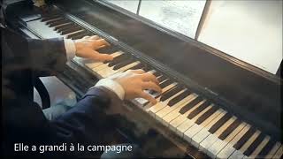 Elle  D Barbelivien Piano et arrangements  André Caron [upl. by Shugart]