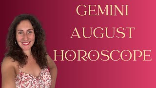 GEMINI  August Horoscope [upl. by Winther]