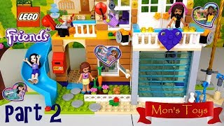 LEGO Friends Heartlake Friendship House Speed Build Part 2 [upl. by Ecinahc736]