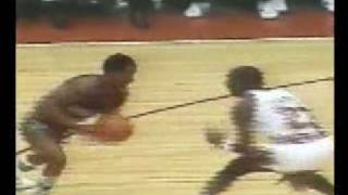 Michael Jordan 1984  First dunk at the Chicago Stadium [upl. by Paapanen]