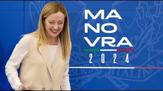 La Manovra 2024 del Governo Meloni in pillole [upl. by Kosiur556]