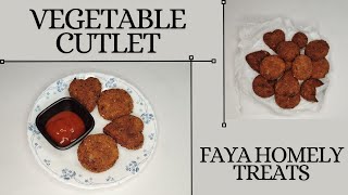 Vegetable cutlet Recipe  Tea time snacks  Mixed veg Cutlet Recipe [upl. by Aseen]