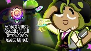 LOW SPEC Agent Olive Cookie Trial Hard Mode Rainbow Rank  Cookie Run Ovenbreak [upl. by Steddman]