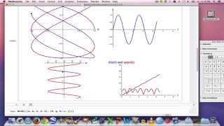 Multi Calc Part 12 using Mathematica to visualize parametric curves [upl. by Abrams]