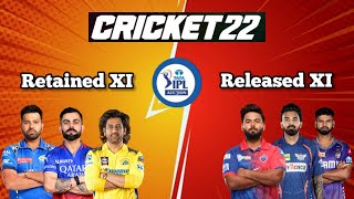 IPL 2025  Retained XI 🆚 Released XI  Battle of the Best 🔥 [upl. by Hairej848]