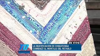 Comenzó el montaje del retablo de Chiquitunga [upl. by Fleeta]