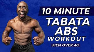 10 Minute Abs Workout  No Equipment  TABATA FOLLOW ALONG [upl. by Marney]