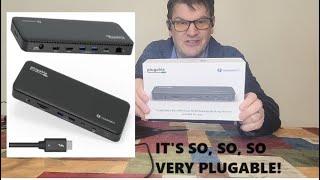 Plugable Thunderbolt 4 Dock for 4K Dual Monitors or Single 8K 100W Laptop Charging [upl. by Trever]